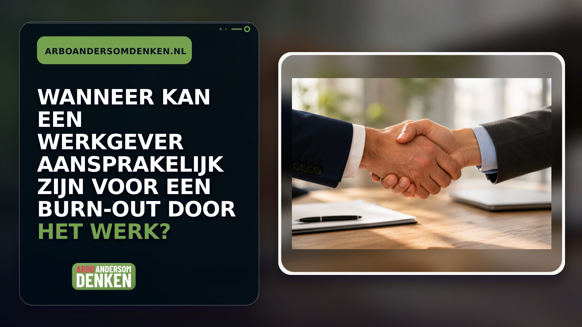 Wanneer kan een werkgever aansprakelijk zijn voor een burn-out door het werk?