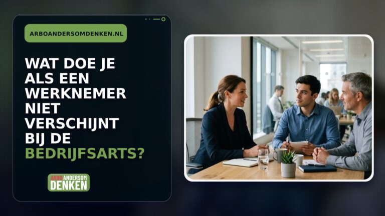 Wat doe je als een werknemer niet verschijnt bij de bedrijfsarts?
