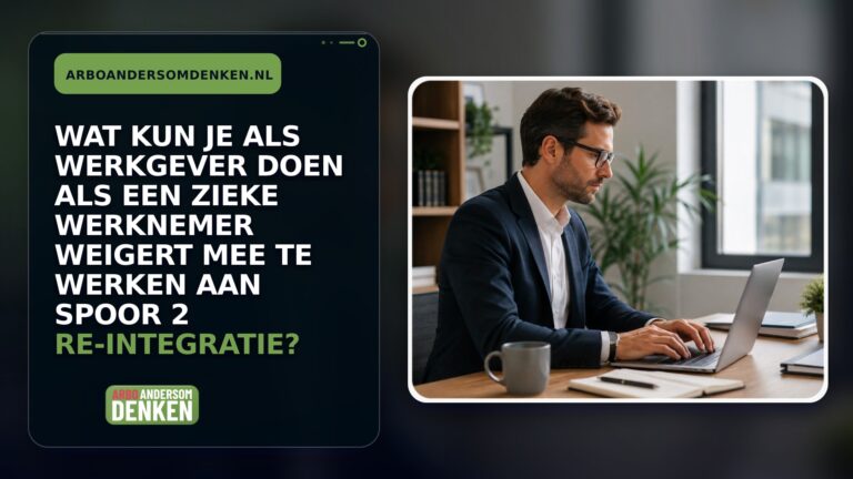 Wat kun je als werkgever doen als een zieke werknemer weigert mee te werken aan Spoor 2 re-integratie?