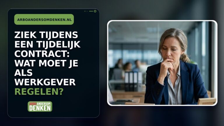 Ziek tijdens een tijdelijk contract: wat moet je als werkgever regelen?