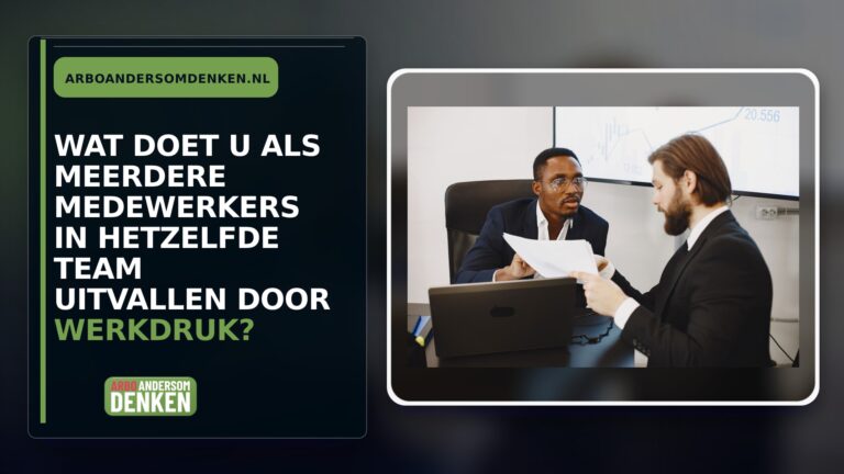 Wat doet u als meerdere medewerkers in hetzelfde team uitvallen door werkdruk?