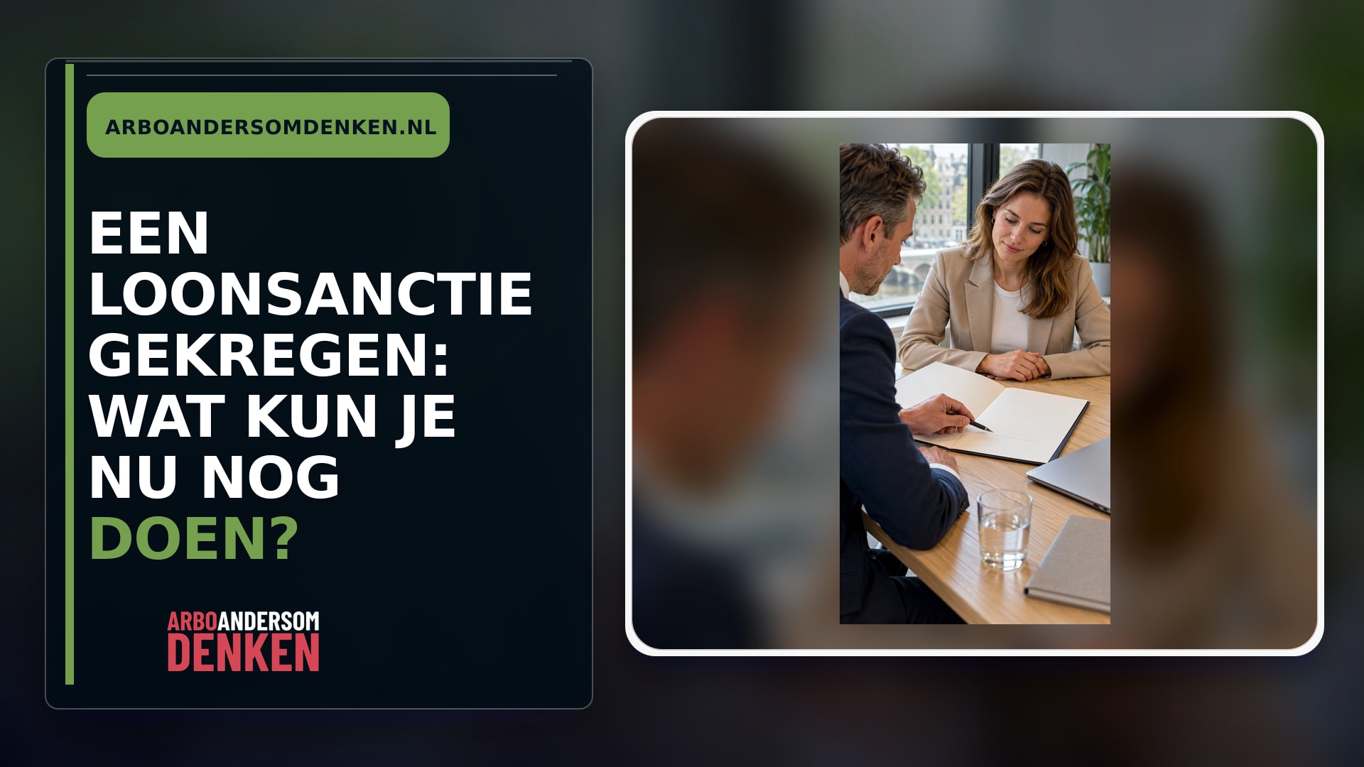 Een loonsanctie gekregen: wat kun je nu nog doen?