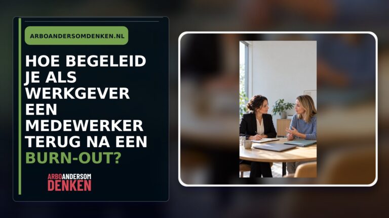 Hoe begeleid je als werkgever een medewerker terug na een burn-out?